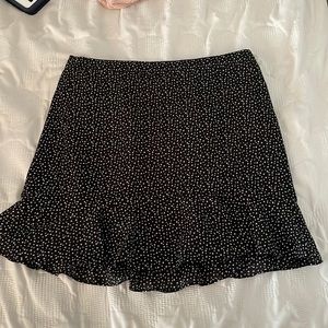 black skirt w/ white starts from J. Crew